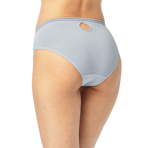 Shero StayFresh Cross Hipster Panties, Bacteria Resistant Panties for Women  with Sensitive Skin, Taupe MD